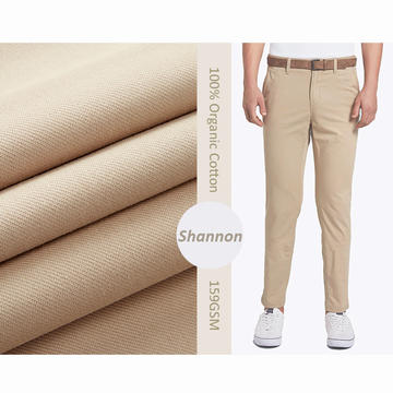制造商價格 85%COTTON 15%SPANDEX 針織褲子面料